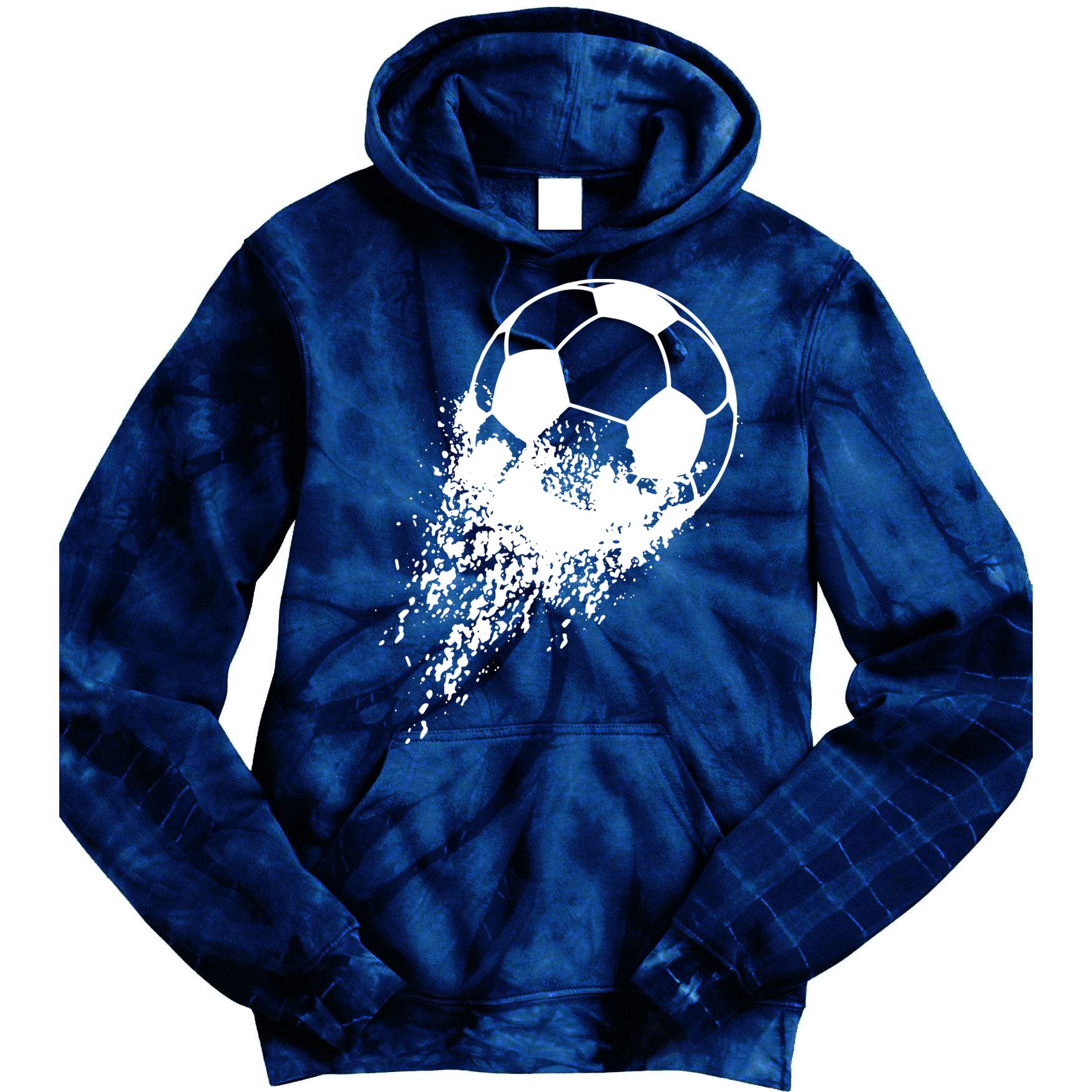 Soccer Player Sports Vintage Men Boy Soccer Ball Tie Dye Hoodie