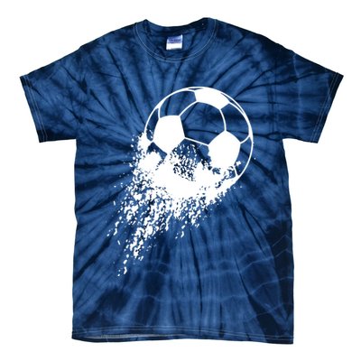 Soccer Player Sports Vintage Men Boy Soccer Ball Tie-Dye T-Shirt