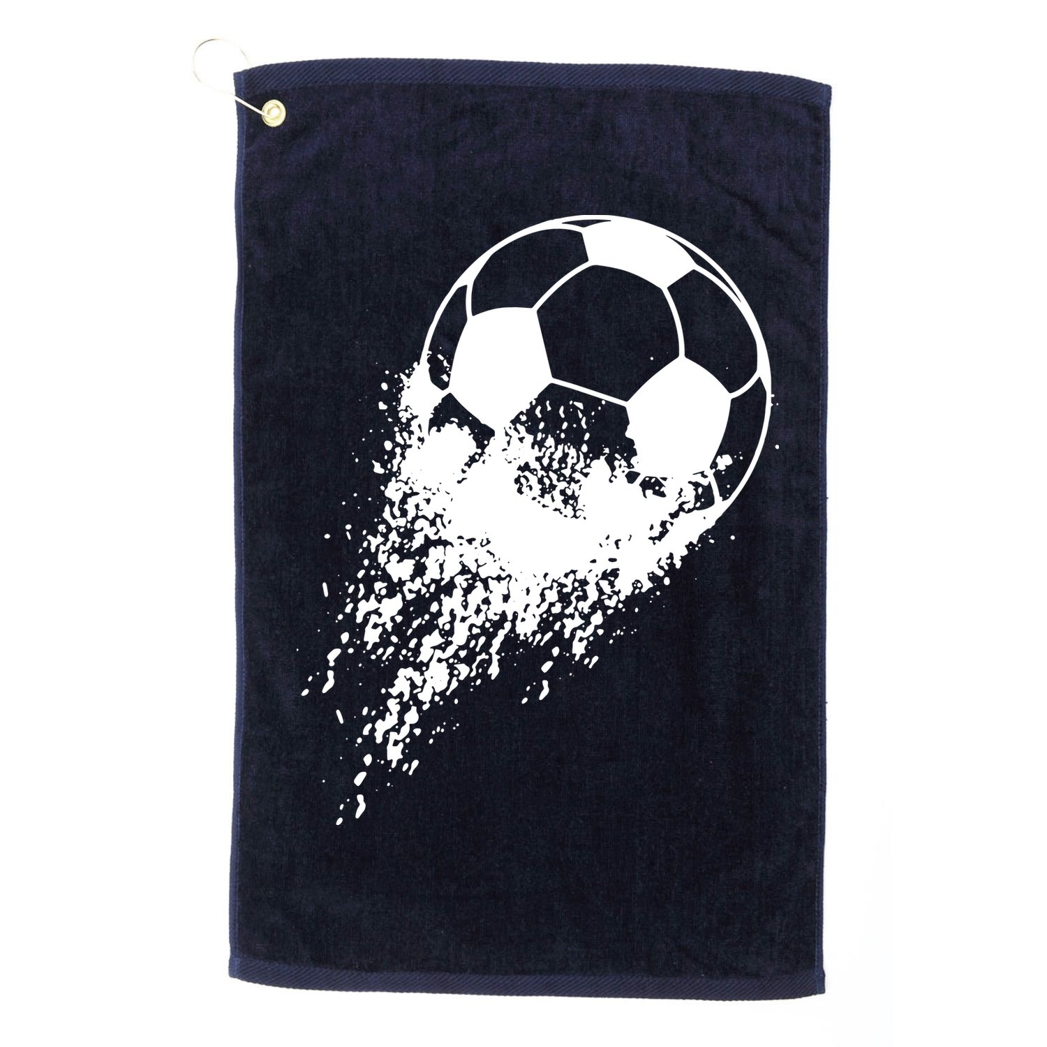 Soccer Player Sports Vintage Men Boy Soccer Ball Golf Towel