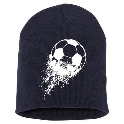 Soccer Player Sports Vintage Men Boy Soccer Ball Short Acrylic Beanie