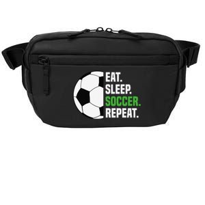 Soccer Player Soccer Lover Eat Sleep Soccer Repeat Crossbody Pack