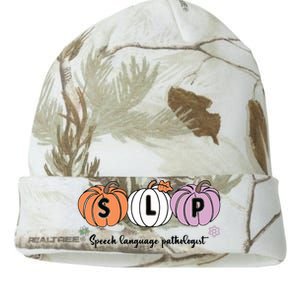 Slp Pumpkin Speech Language Pathologist Grade Fall Autumn Kati Licensed 12" Camo Beanie