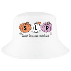 Slp Pumpkin Speech Language Pathologist Grade Fall Autumn Cool Comfort Performance Bucket Hat