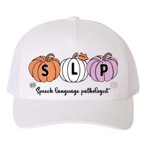 Slp Pumpkin Speech Language Pathologist Grade Fall Autumn Yupoong Adult 5-Panel Trucker Hat