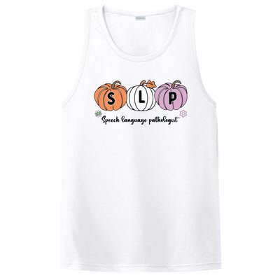 Slp Pumpkin Speech Language Pathologist Grade Fall Autumn PosiCharge Competitor Tank