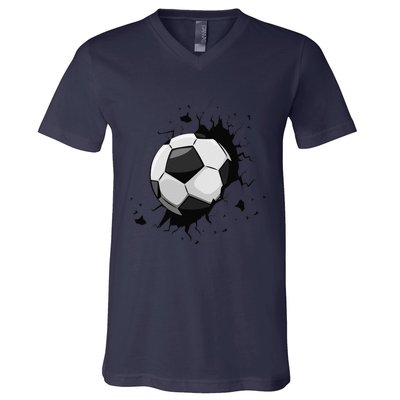 Soccer Players Soccer Team Graphic Sports Soccer V-Neck T-Shirt