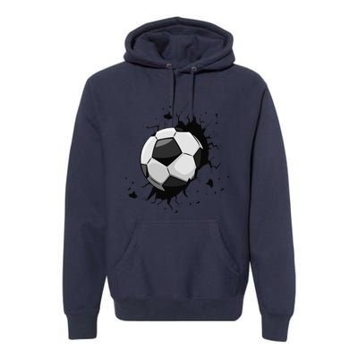 Soccer Players Soccer Team Graphic Sports Soccer Premium Hoodie