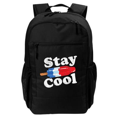 Summer Popsicle Stay Cool Funny Bomb Retro 80s Pop Gift Backpack
