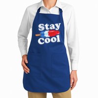 Summer Popsicle Stay Cool Funny Bomb Retro 80s Pop Gift Apron