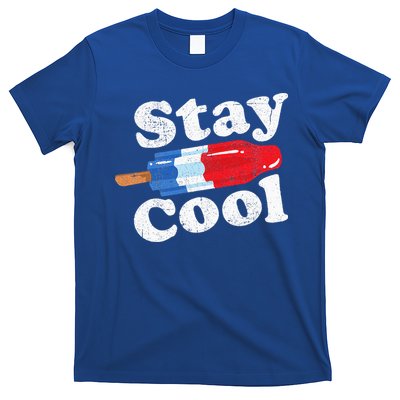 Summer Popsicle Stay Cool Funny Bomb Retro 80s Pop Gift T-Shirt