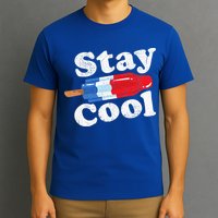 Summer Popsicle Stay Cool Funny Bomb Retro 80s Pop Gift T-Shirt