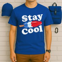 Summer Popsicle Stay Cool Funny Bomb Retro 80s Pop Gift T-Shirt