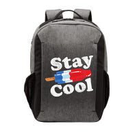 Summer Popsicle Stay Cool Funny Bomb Retro 80s Pop Gift Vector Backpack