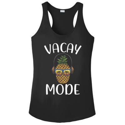 Summer Pineapple Sunrise Sunburn Sunset Repeat Vacay Mode Gift Ladies PosiCharge Competitor Racerback Tank