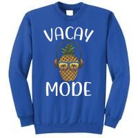 Summer Pineapple Sunrise Sunburn Sunset Repeat Vacay Mode Gift Sweatshirt