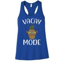 Summer Pineapple Sunrise Sunburn Sunset Repeat Vacay Mode Gift Women's Racerback Tank