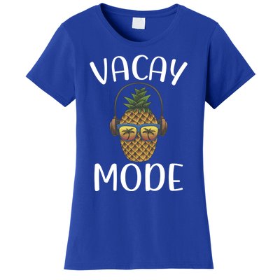 Summer Pineapple Sunrise Sunburn Sunset Repeat Vacay Mode Gift Women's T-Shirt