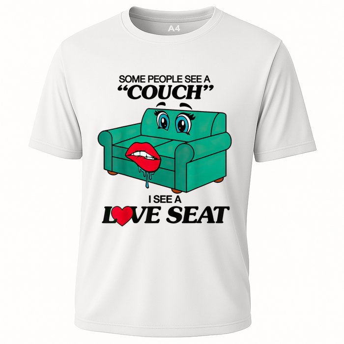 Some People See A Couch I See A Love Seat Cooling Performance Crew T-Shirt
