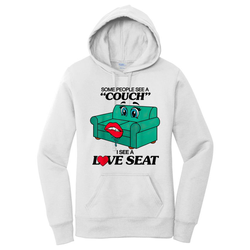 Some People See A Couch I See A Love Seat Women's Pullover Hoodie