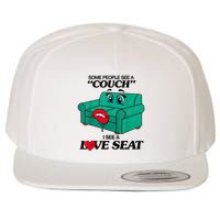 Some People See A Couch I See A Love Seat Wool Snapback Cap