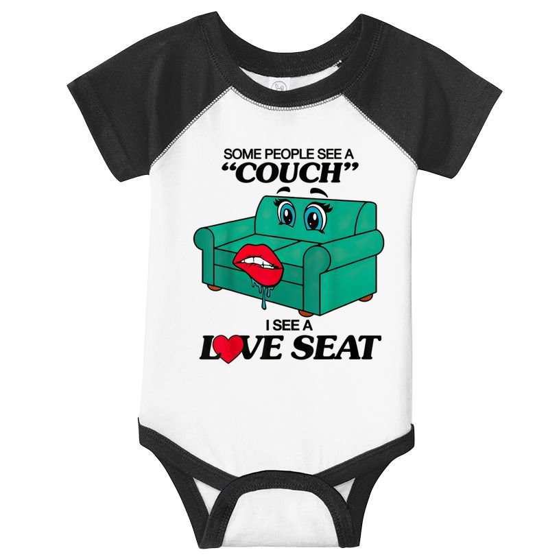 Some People See A Couch I See A Love Seat Infant Baby Jersey Bodysuit