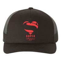 Super Poppie Superhero Gift Mother Father Day Yupoong Adult 5-Panel Trucker Hat