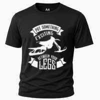 Snowmobile Put Something Exciting Between Your Legs W Performance Shirt