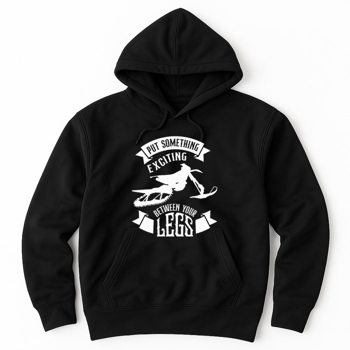Snowmobile Put Something Exciting Between Your Legs W Hoodie
