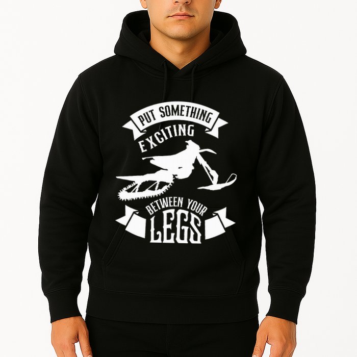 Snowmobile Put Something Exciting Between Your Legs W Hoodie