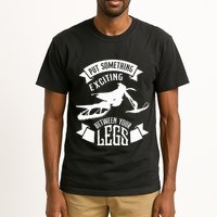 Snowmobile Put Something Exciting Between Your Legs W Tall T-Shirt