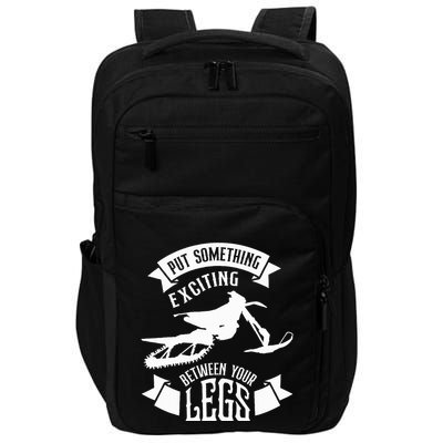 Snowmobile Put Something Exciting Between Your Legs W Impact Tech Backpack