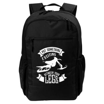 Snowmobile Put Something Exciting Between Your Legs W Backpack