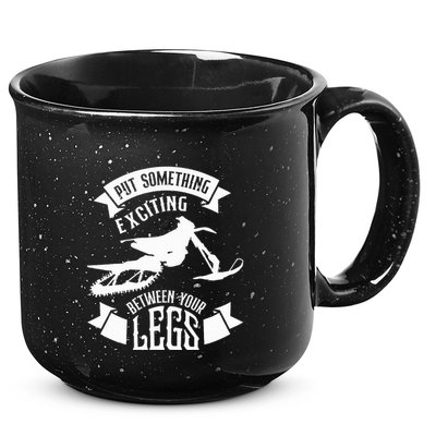 Snowmobile Put Something Exciting Between Your Legs W 15oz Campfire Ceramic Mug