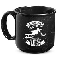 Snowmobile Put Something Exciting Between Your Legs W 15oz Campfire Ceramic Mug