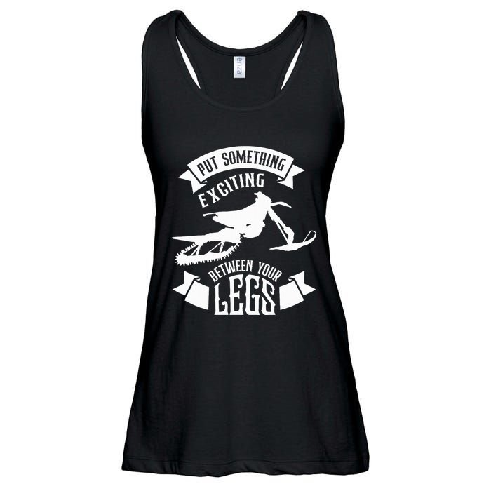 Snowmobile Put Something Exciting Between Your Legs W Ladies Essential Flowy Tank