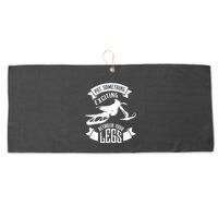 Snowmobile Put Something Exciting Between Your Legs W Large Microfiber Waffle Golf Towel