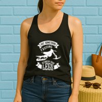 Snowmobile Put Something Exciting Between Your Legs W Womens Tank Top