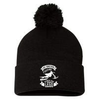 Snowmobile Put Something Exciting Between Your Legs W Pom Pom 12in Knit Beanie