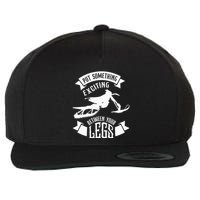 Snowmobile Put Something Exciting Between Your Legs W Wool Snapback Cap