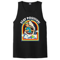 Stay Positive Shark Lover Wildlife Ocean Sea PosiCharge Competitor Tank