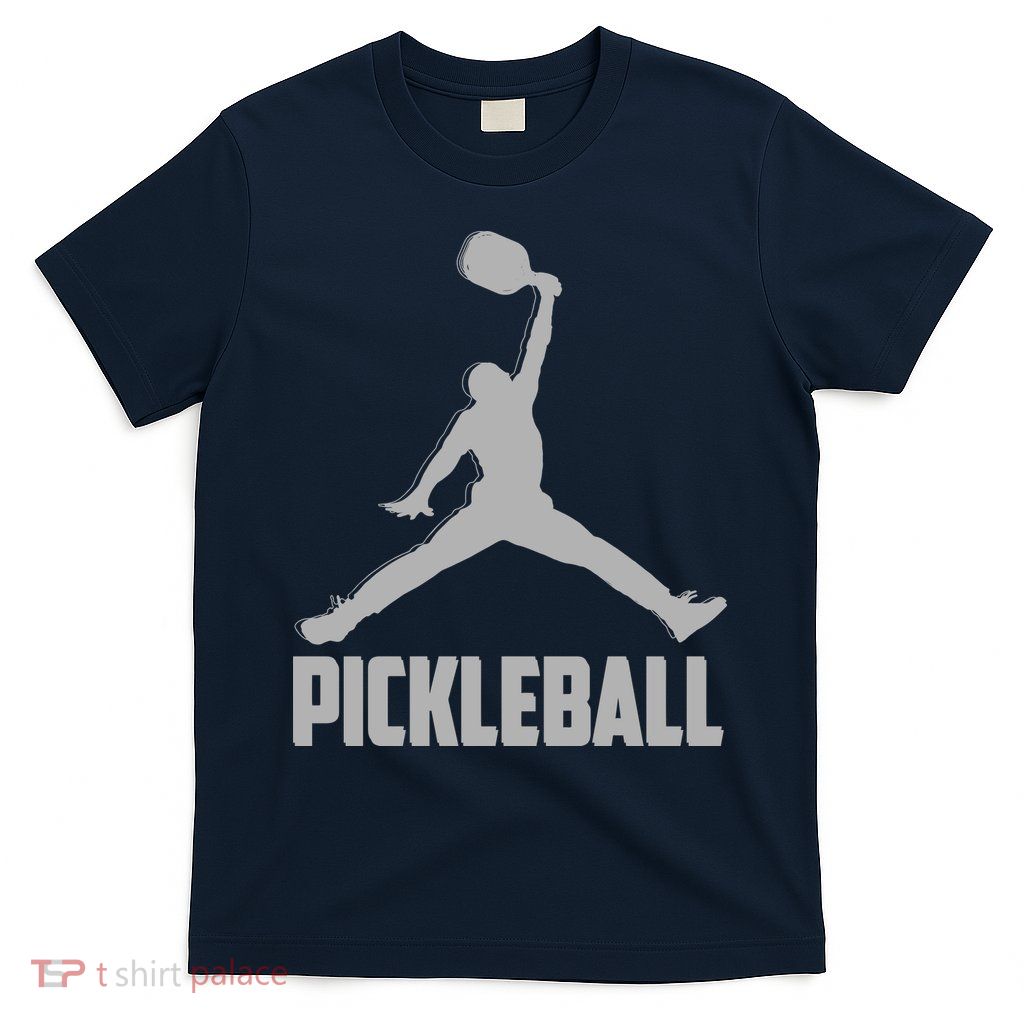 Silver Pickleball Sports Logo T-Shirt