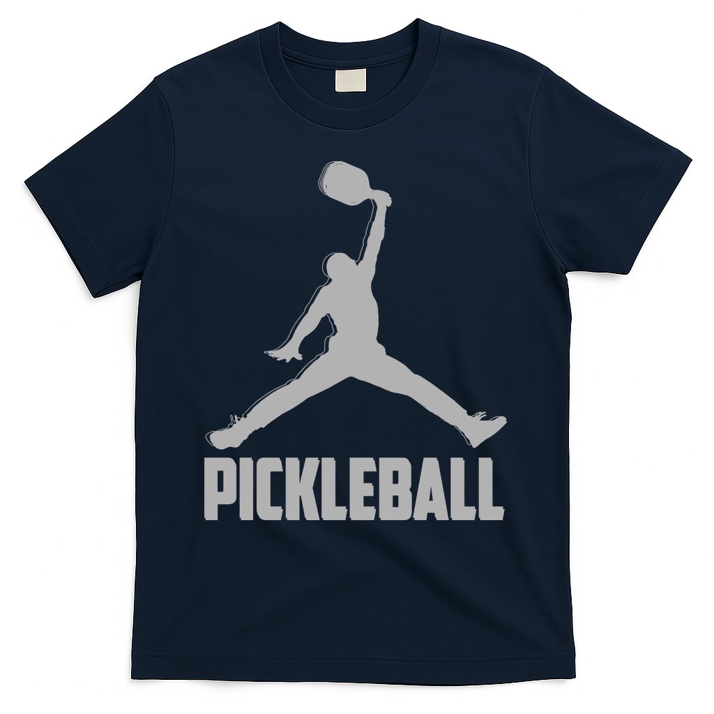 Silver Pickleball Sports Logo T-Shirt