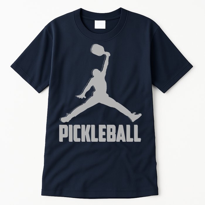Silver Pickleball Sports Logo Tall T-Shirt