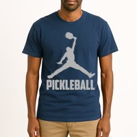 Silver Pickleball Sports Logo Tall T-Shirt