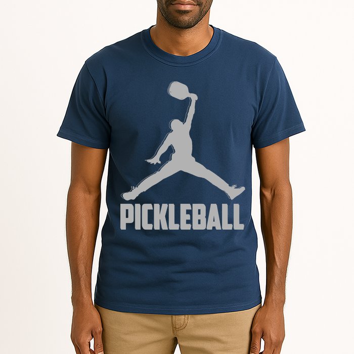 Silver Pickleball Sports Logo Tall T-Shirt
