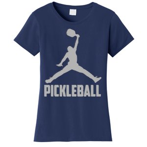 Silver Pickleball Sports Logo Women's T-Shirt