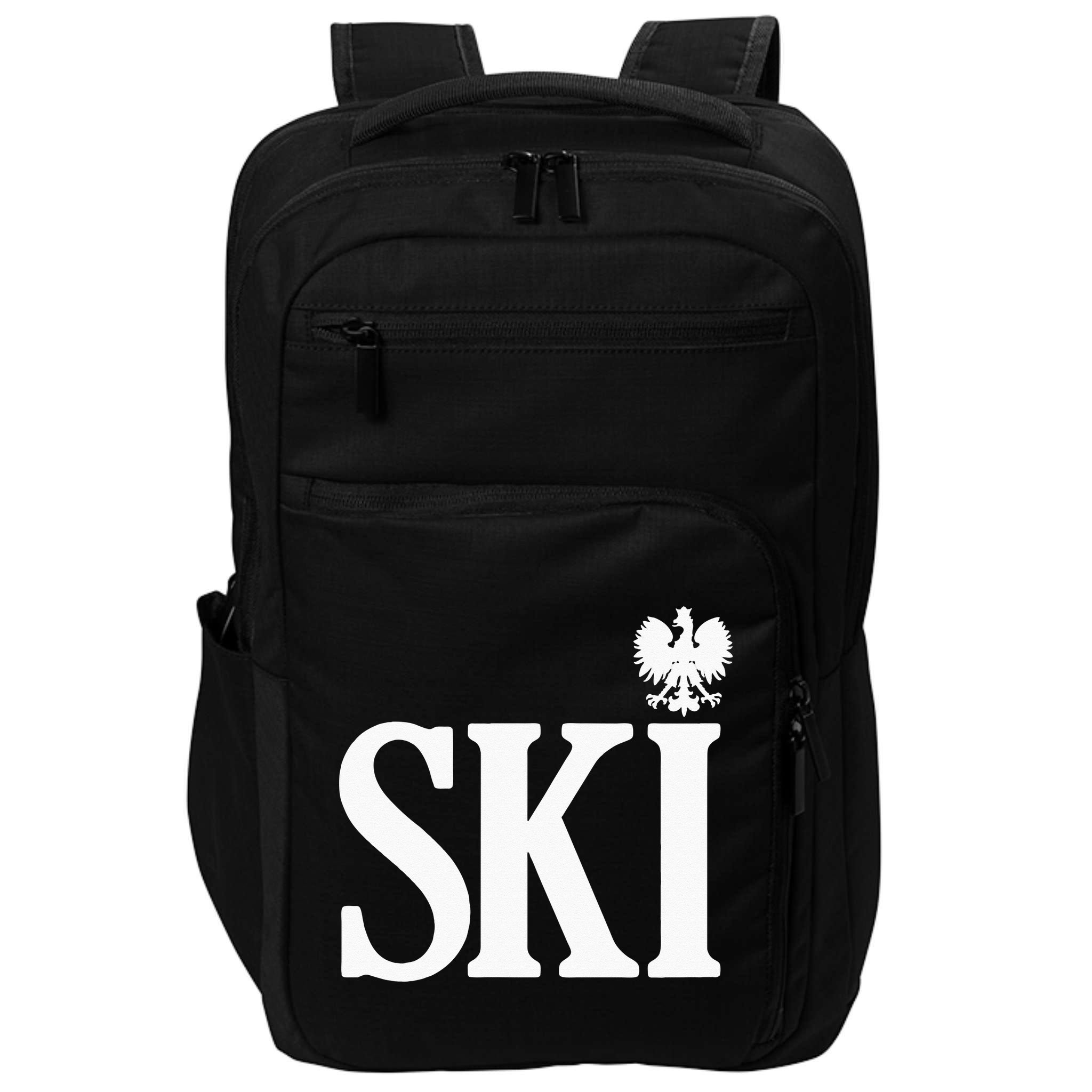 SKI Polish Surnames Ending Polish Eagle Dyngus Day Impact Tech Backpack