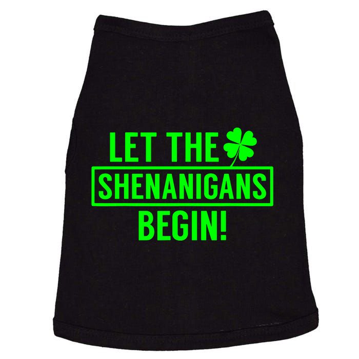 Saint Patricks Shenanigans Doggie Tank