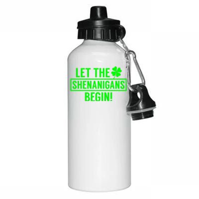 Saint Patricks Shenanigans Aluminum Water Bottle