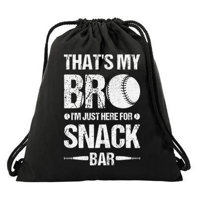 Sports Player Siblings Brother Baseball Costume Batter Drawstring Bag